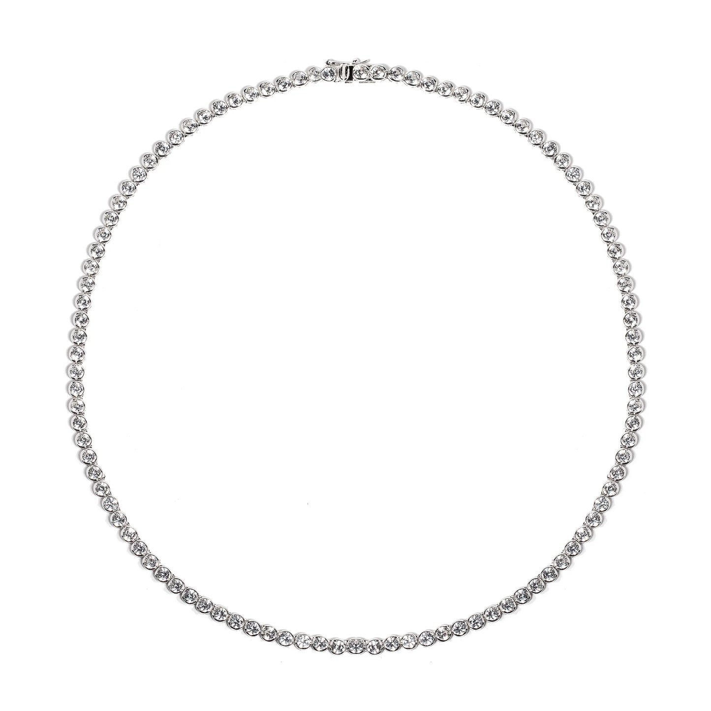 Bezel necklace
